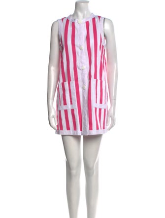 La Veste Striped Mini Dress