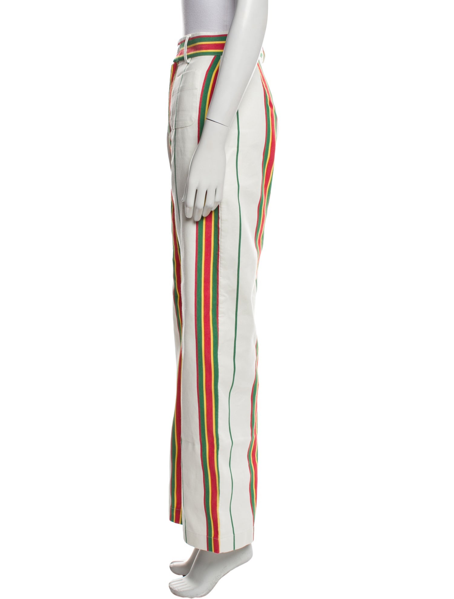 La Veste Striped Wide Leg Pants