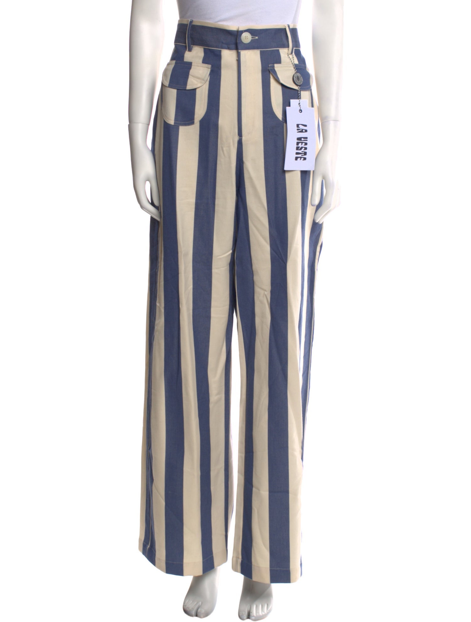 La Veste Striped Wide Leg Pants w/ Tags