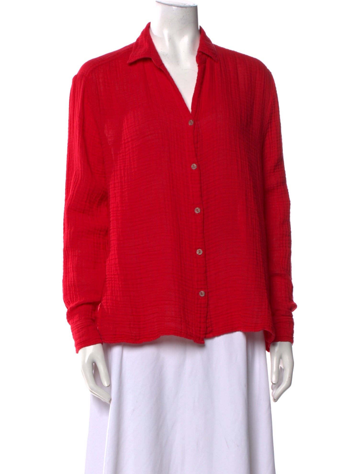 Michael Stars Long Sleeve Button-Up Top