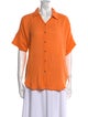 Michael Stars Short Sleeve Button-Up Top