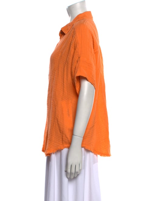 Michael Stars Short Sleeve Button-Up Top