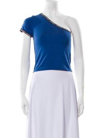 MadeMe Tops One-Shoulder Short Sleeve Crop Top S