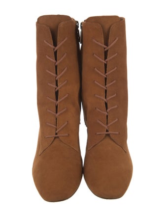 MILLE Suede Lace-Up Boots