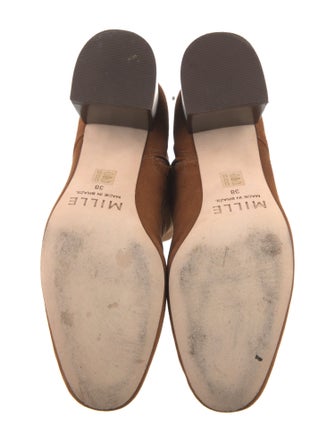 MILLE Suede Lace-Up Boots