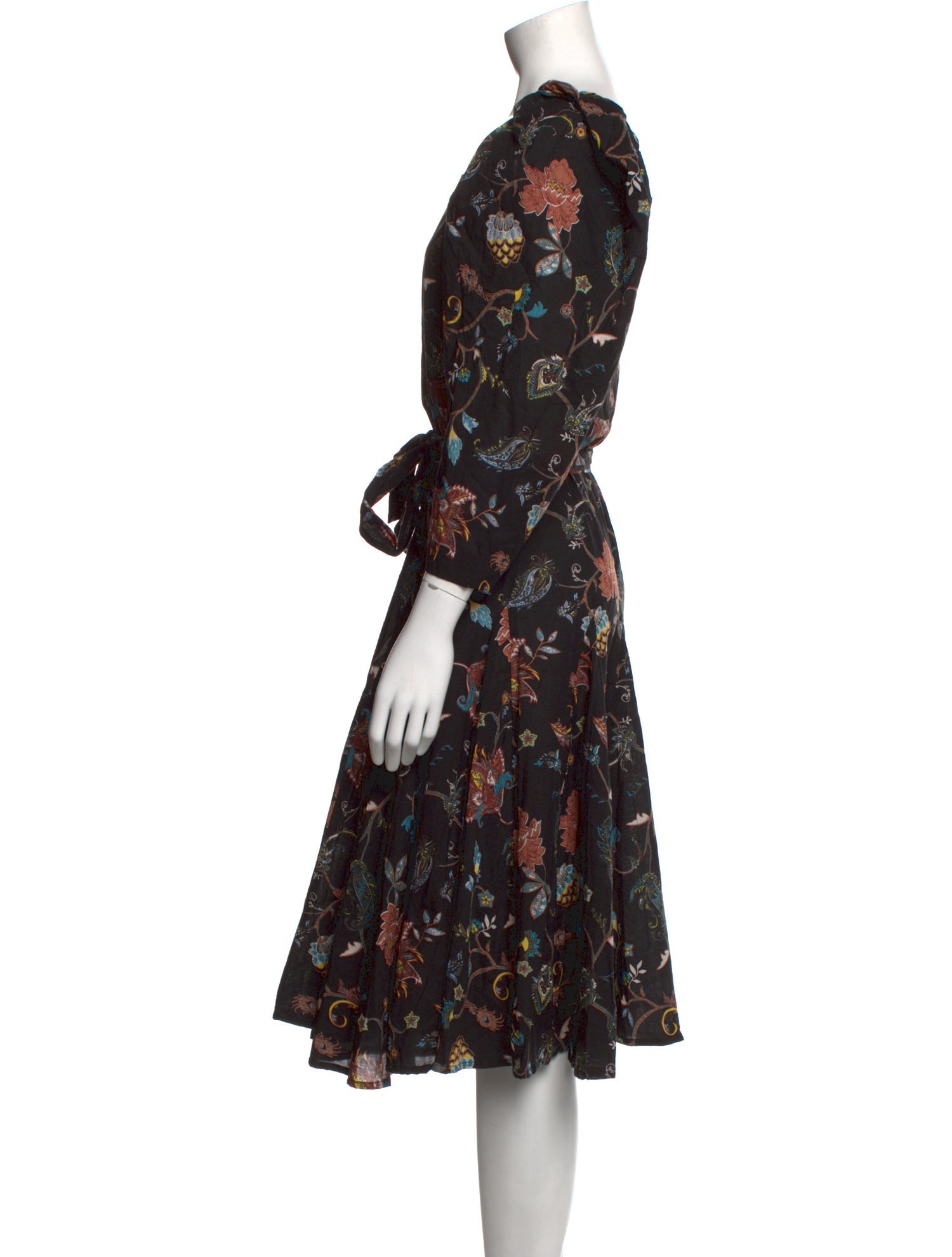 MILLE Floral Print Midi Length Dress