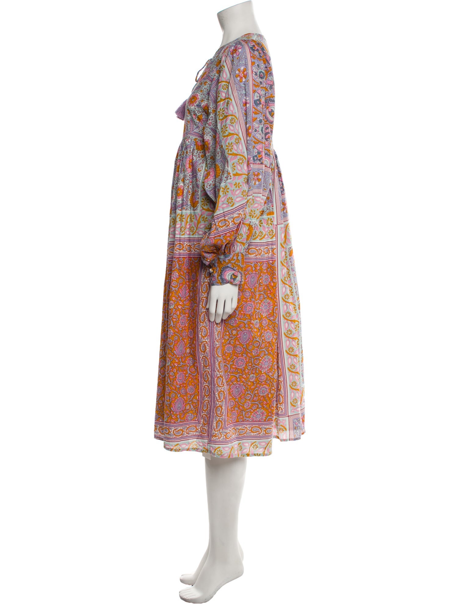 MILLE Floral Print Midi Length Dress
