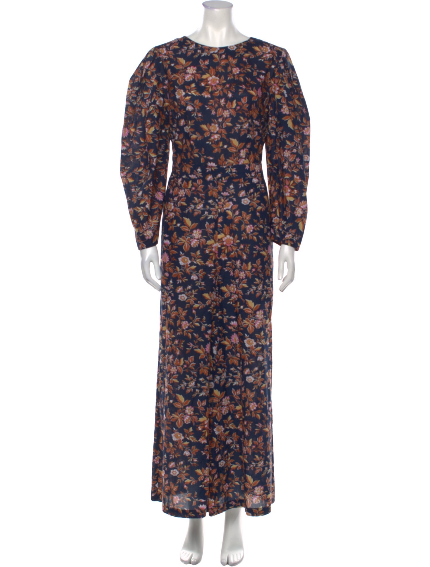 MILLE Floral Print Crew Neck Jumpsuit