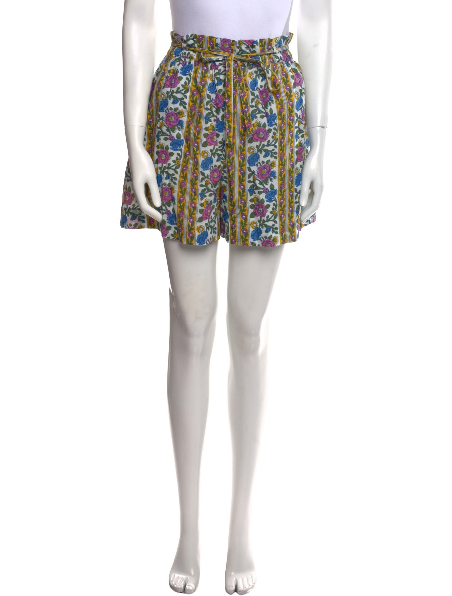 MILLE Floral Print Mini Shorts