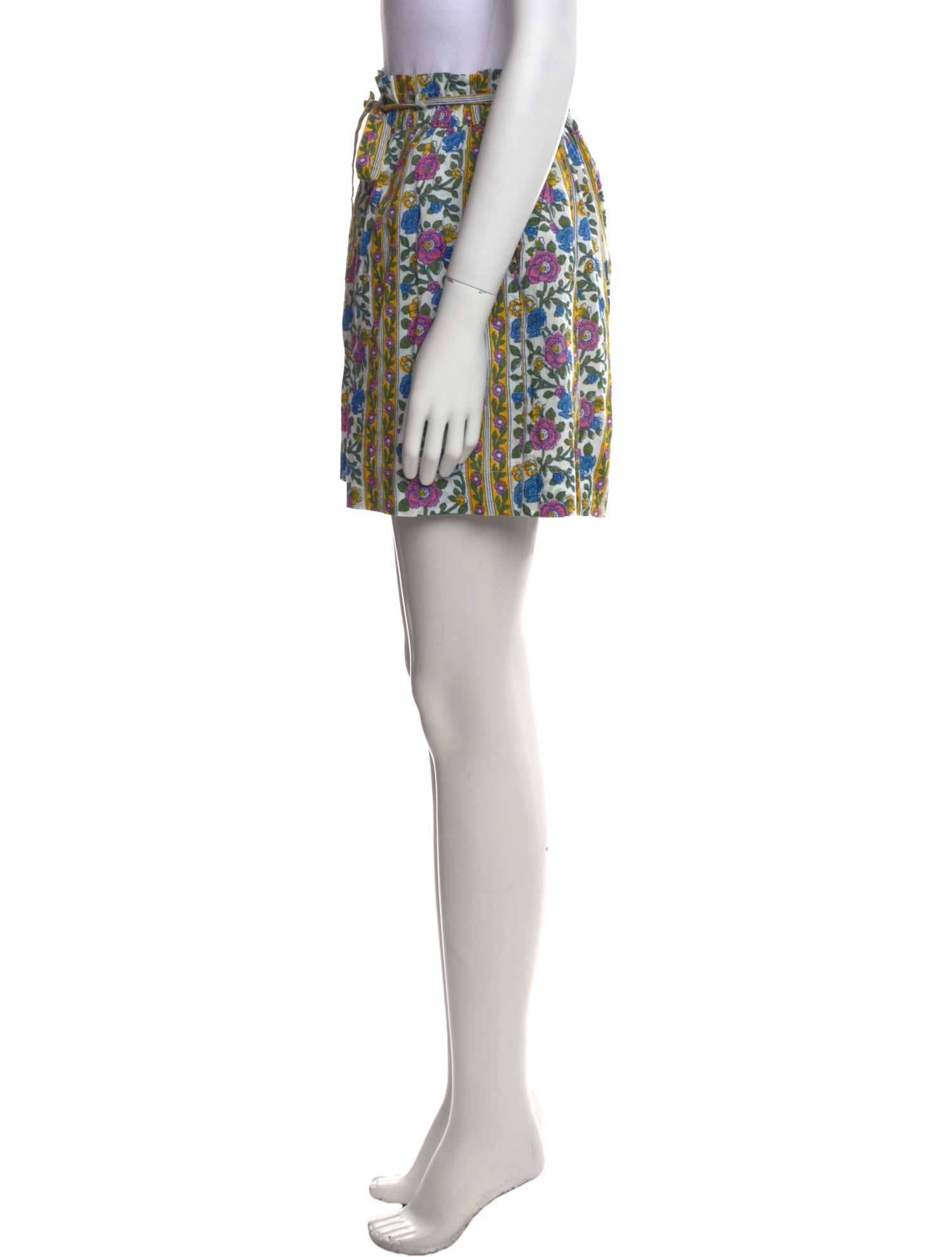 MILLE Floral Print Mini Shorts