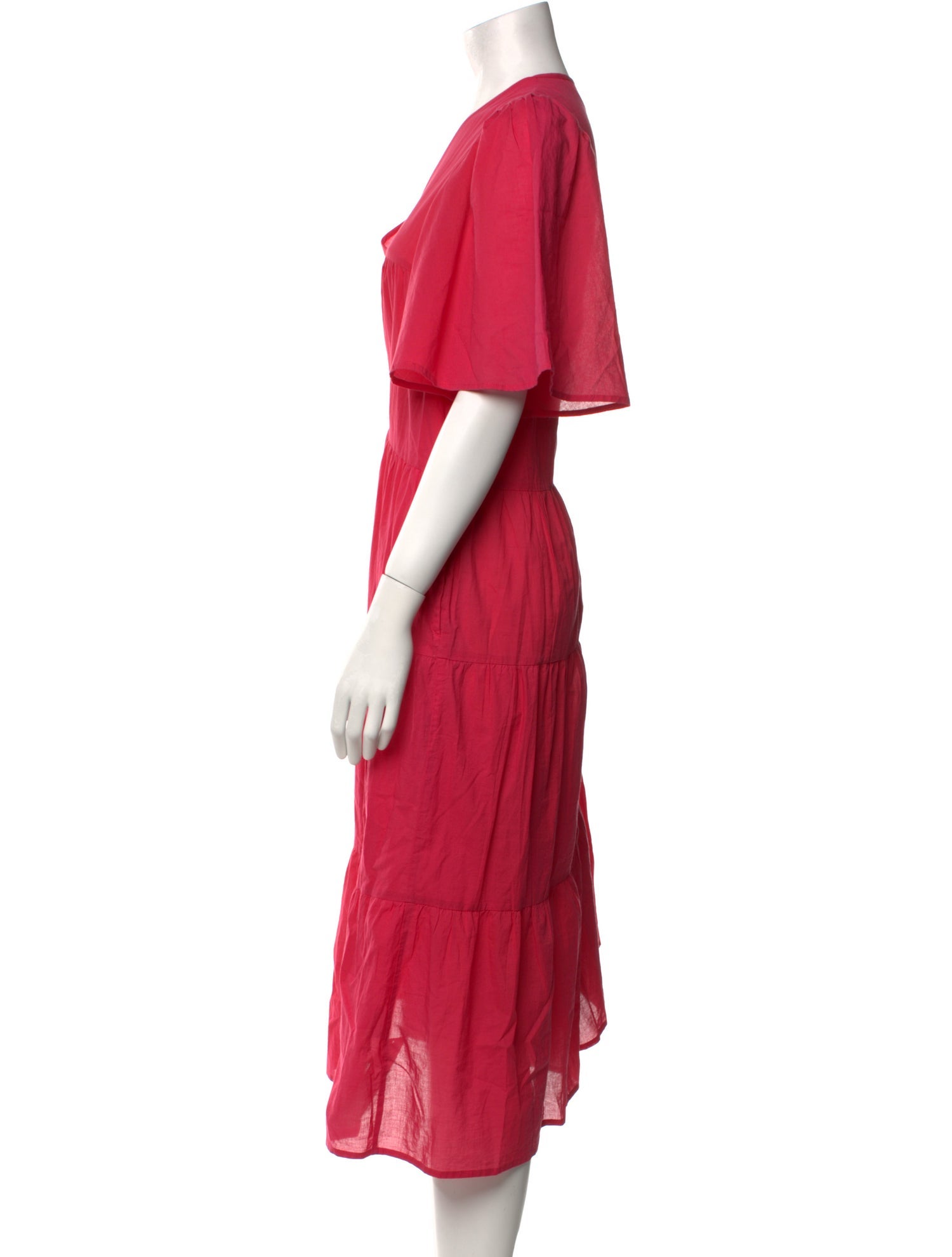 MILLE V-Neck Midi Length Dress