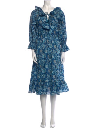 MILLE Printed Midi Length Dress