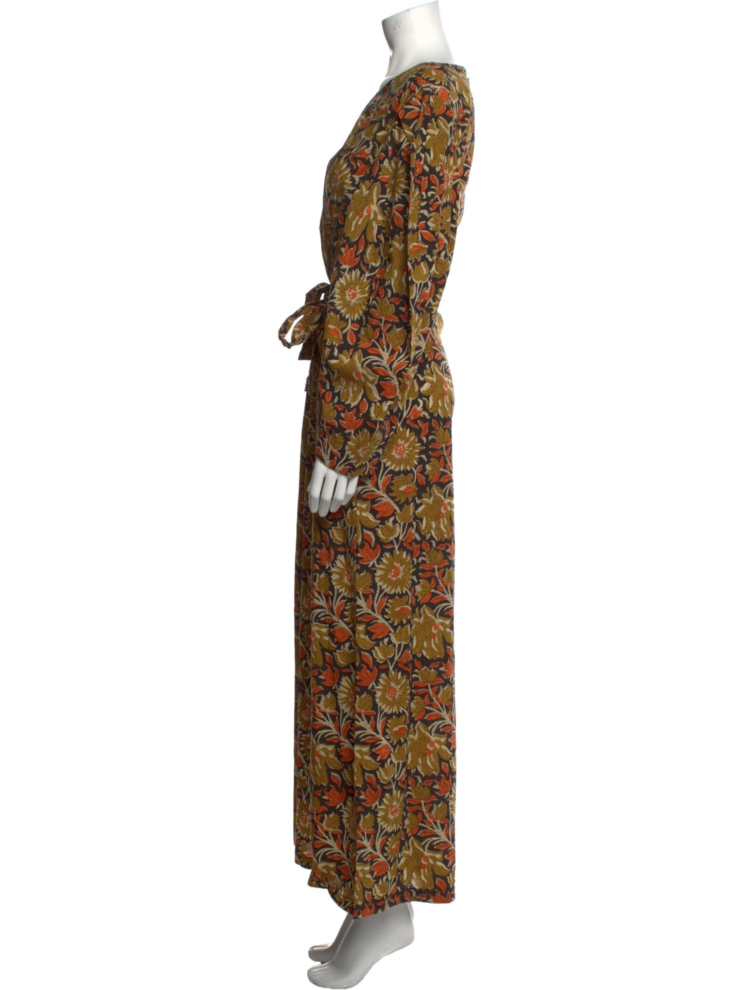 MILLE Paisley Print Crew Neck Jumpsuit