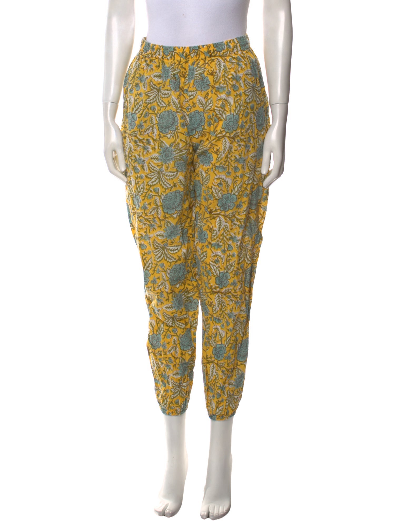 MILLE Floral Print Skinny Leg Pants