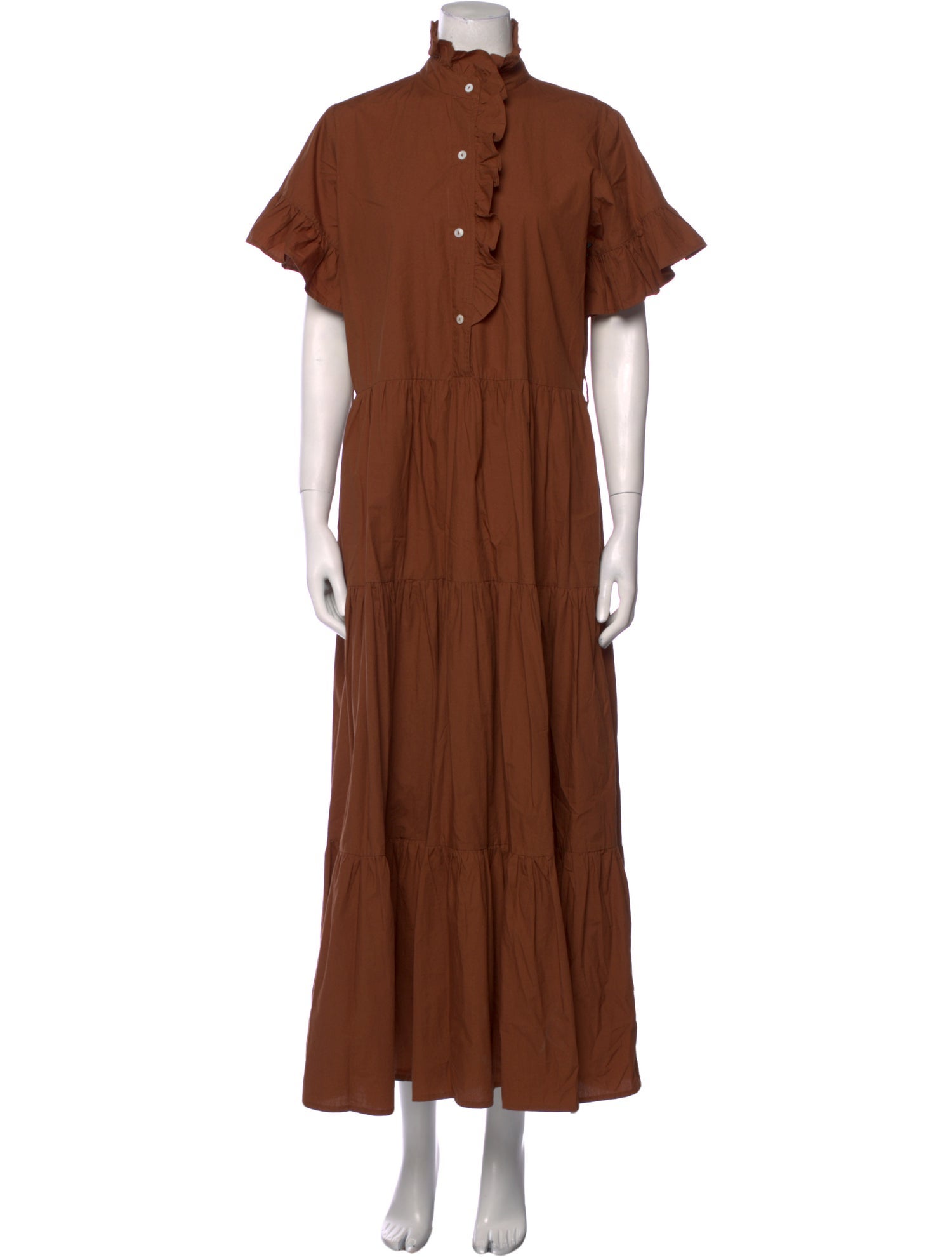 MILLE Mock Neck Long Dress