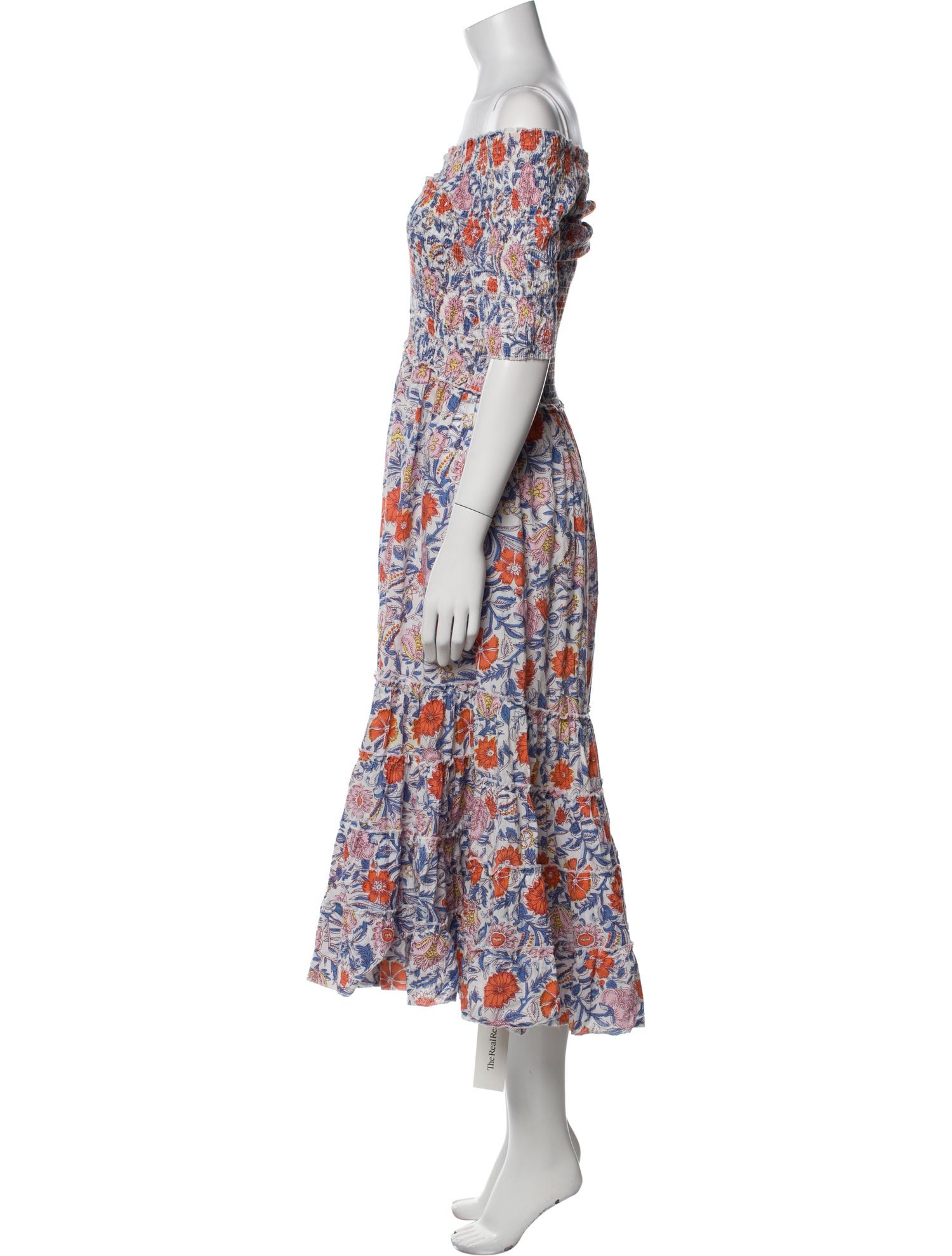 MILLE Floral Print Midi Length Dress