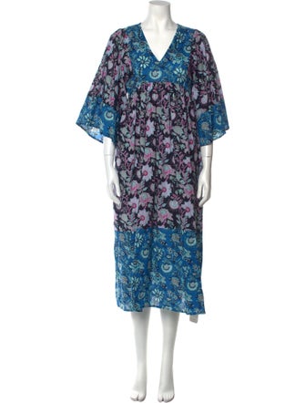 MILLE Floral Print Long Dress