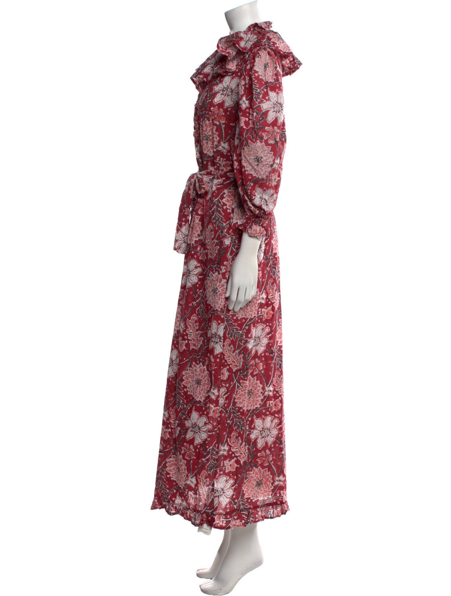 MILLE Floral Print Midi Length Dress