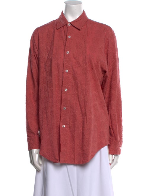 MILLE Long Sleeve Button-Up Top