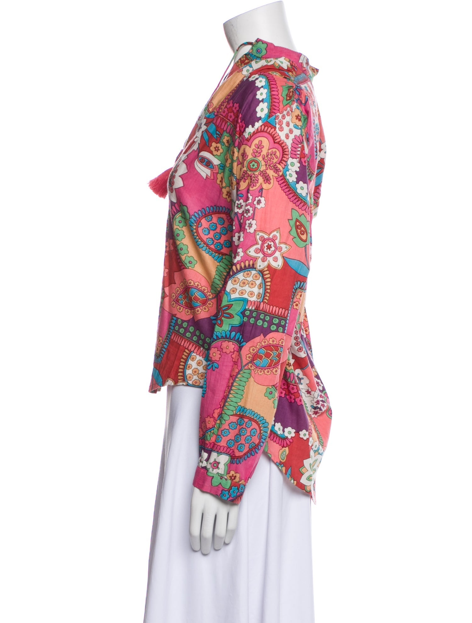 MILLE Floral Print Long Sleeve Top w/ Tags