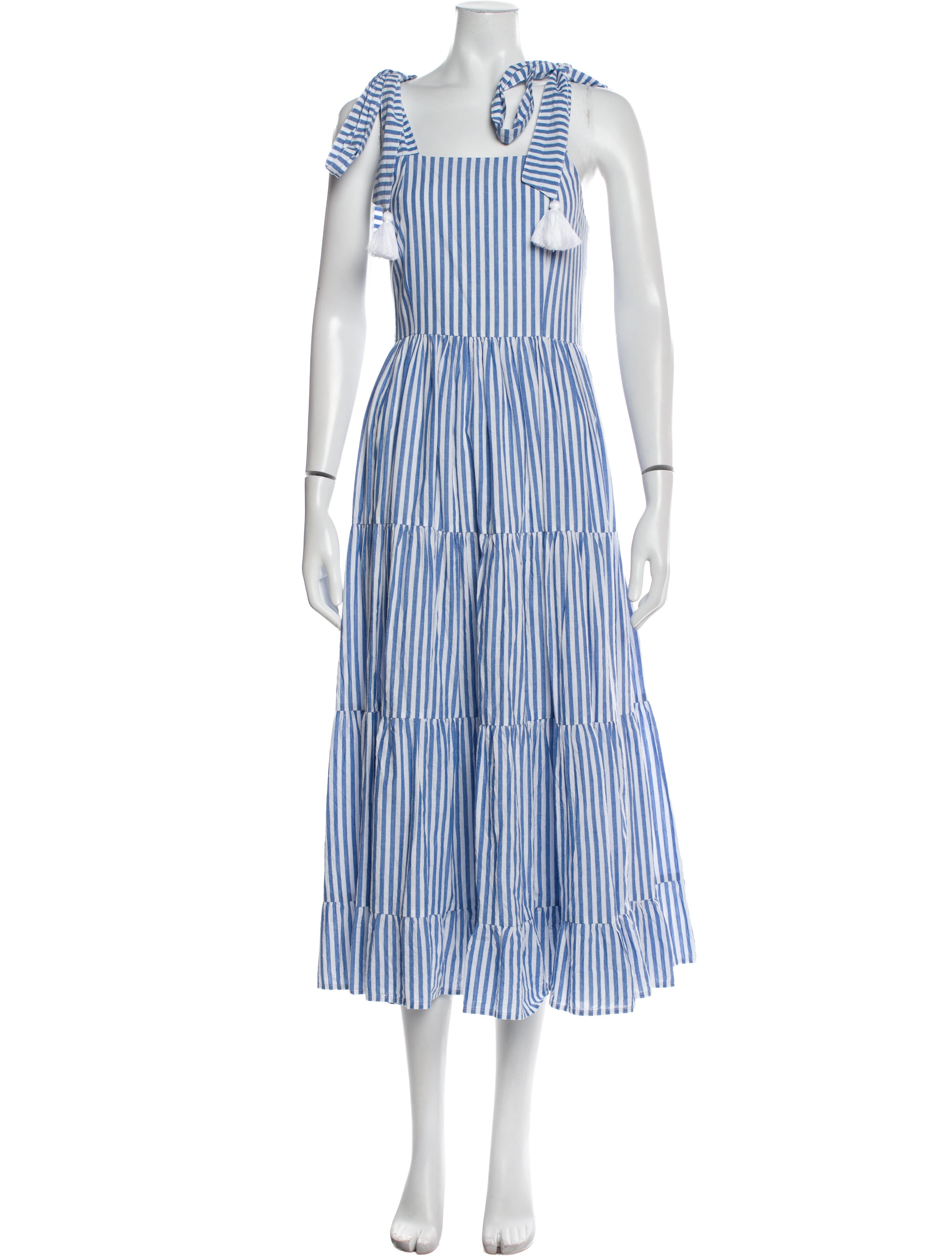 MILLE Striped Long Dress