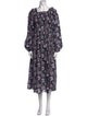 MILLE Floral Print Long Dress