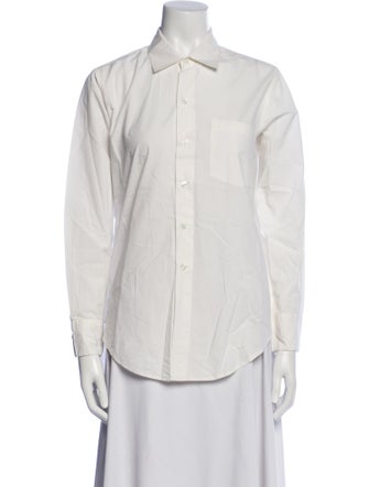 MILLE Long Sleeve Button-Up Top