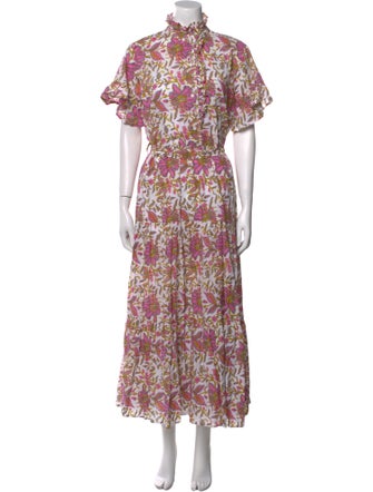 MILLE Floral Print Long Dress