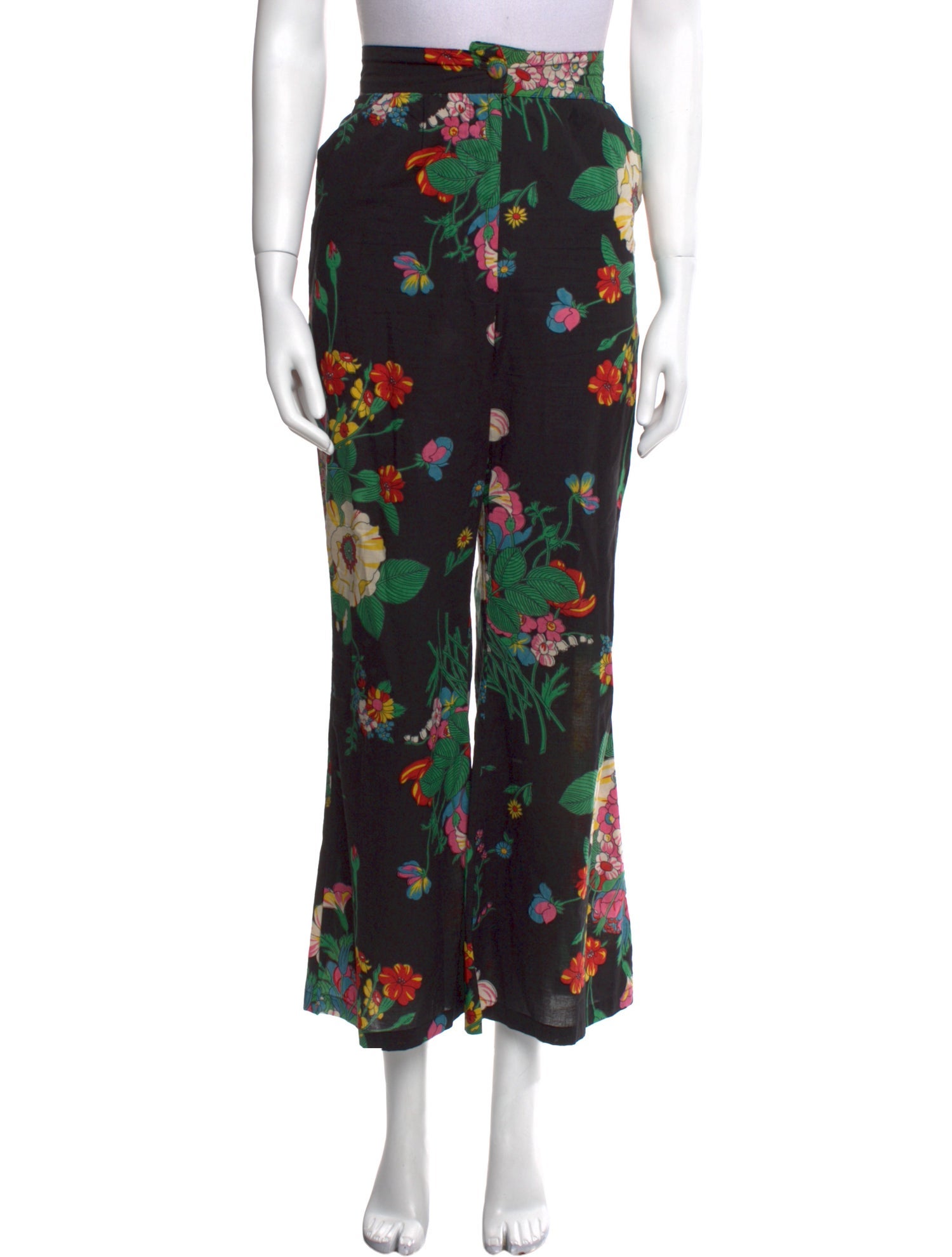 MILLE Floral Print Wide Leg Pants