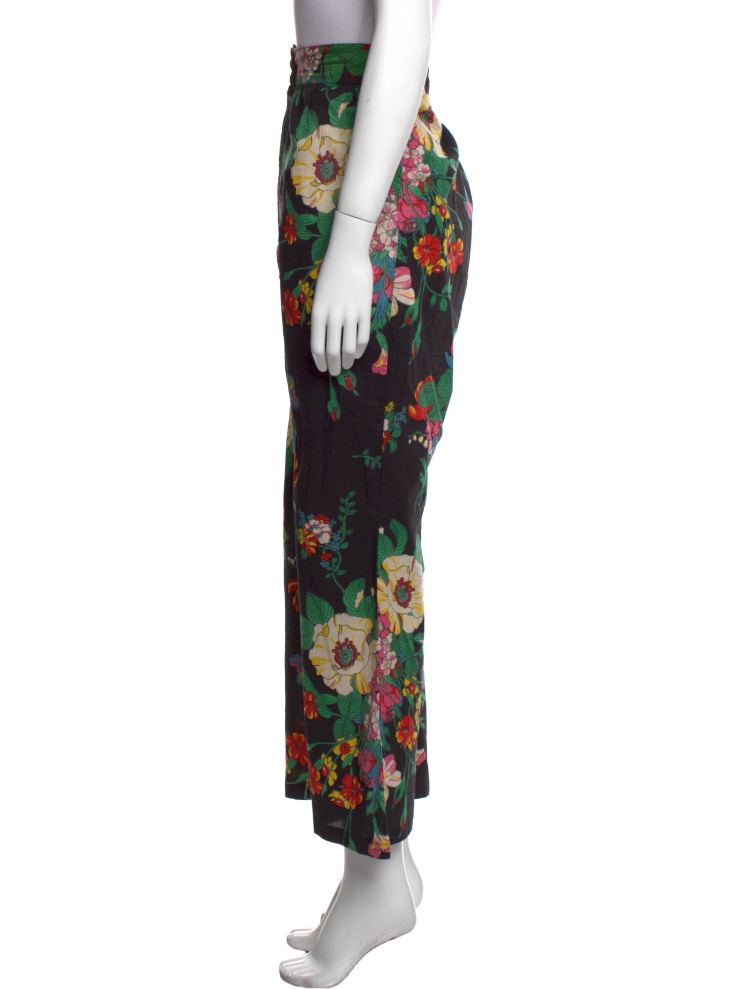 MILLE Floral Print Wide Leg Pants