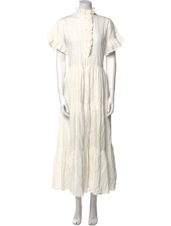 MILLE Mock Neck Long Dress