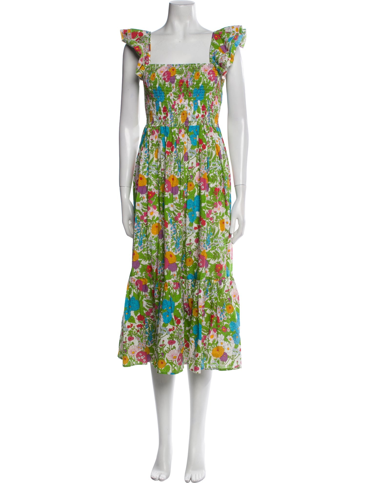 MILLE Floral Print Long Dress