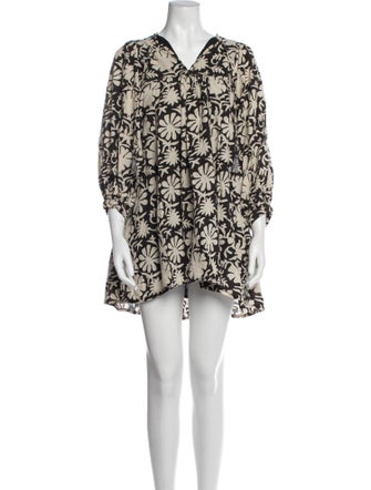 MILLE Floral Print Mini Dress