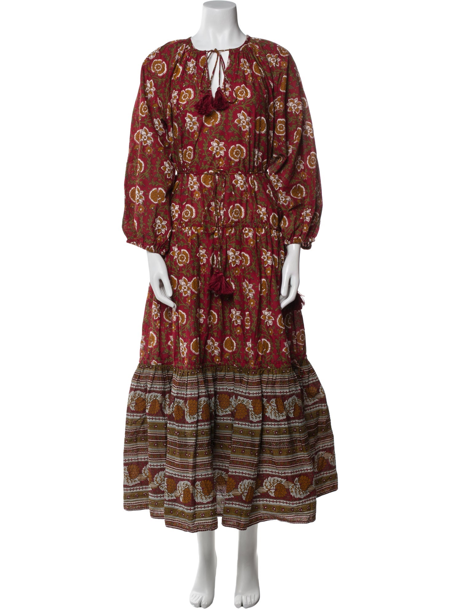 MILLE Paisley Print Long Dress