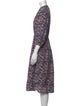 MILLE Floral Print Midi Length Dress