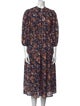 MILLE Floral Print Midi Length Dress