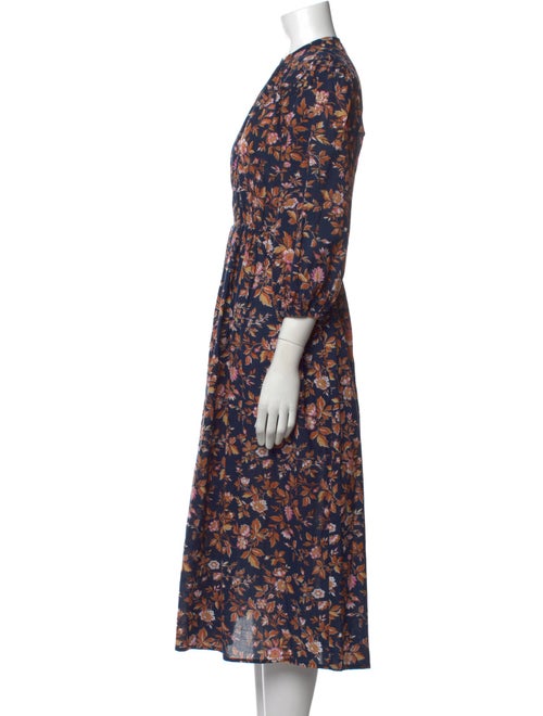 MILLE Floral Print Midi Length Dress