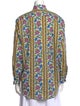 MILLE Printed Long Sleeve Button-Up Top