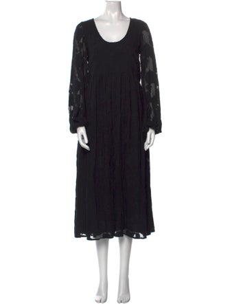 MILLE Scoop Neck Long Dress