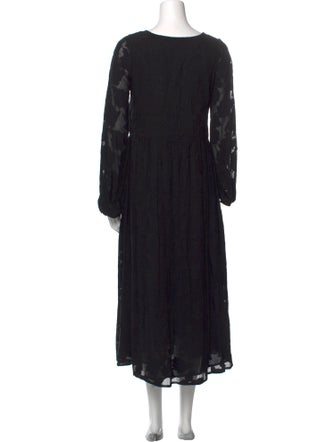 MILLE Scoop Neck Long Dress