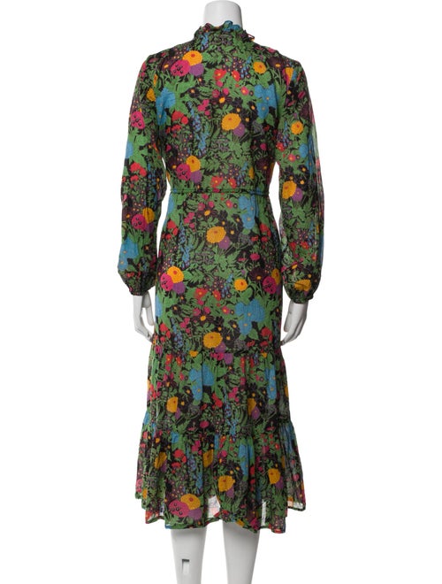 MILLE Floral Print Midi Length Dress