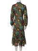 MILLE Floral Print Midi Length Dress