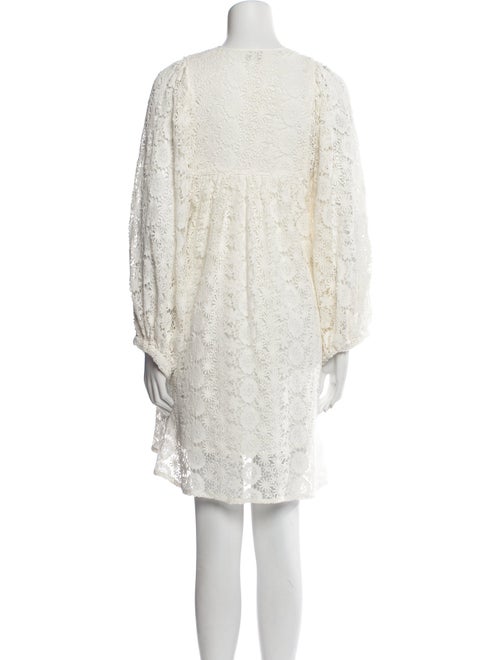 MILLE Lace Pattern Mini Dress