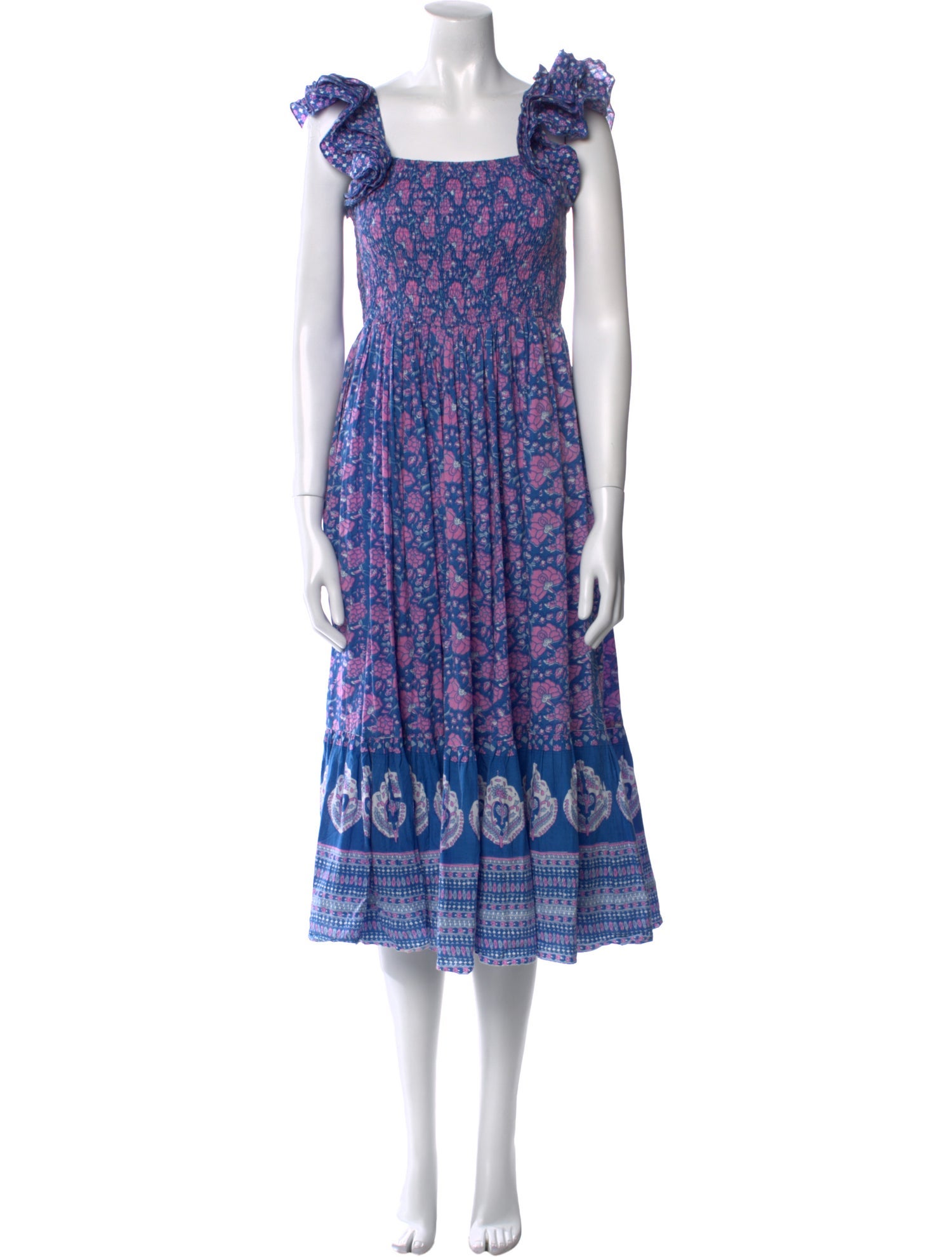 MILLE Floral Print Long Dress