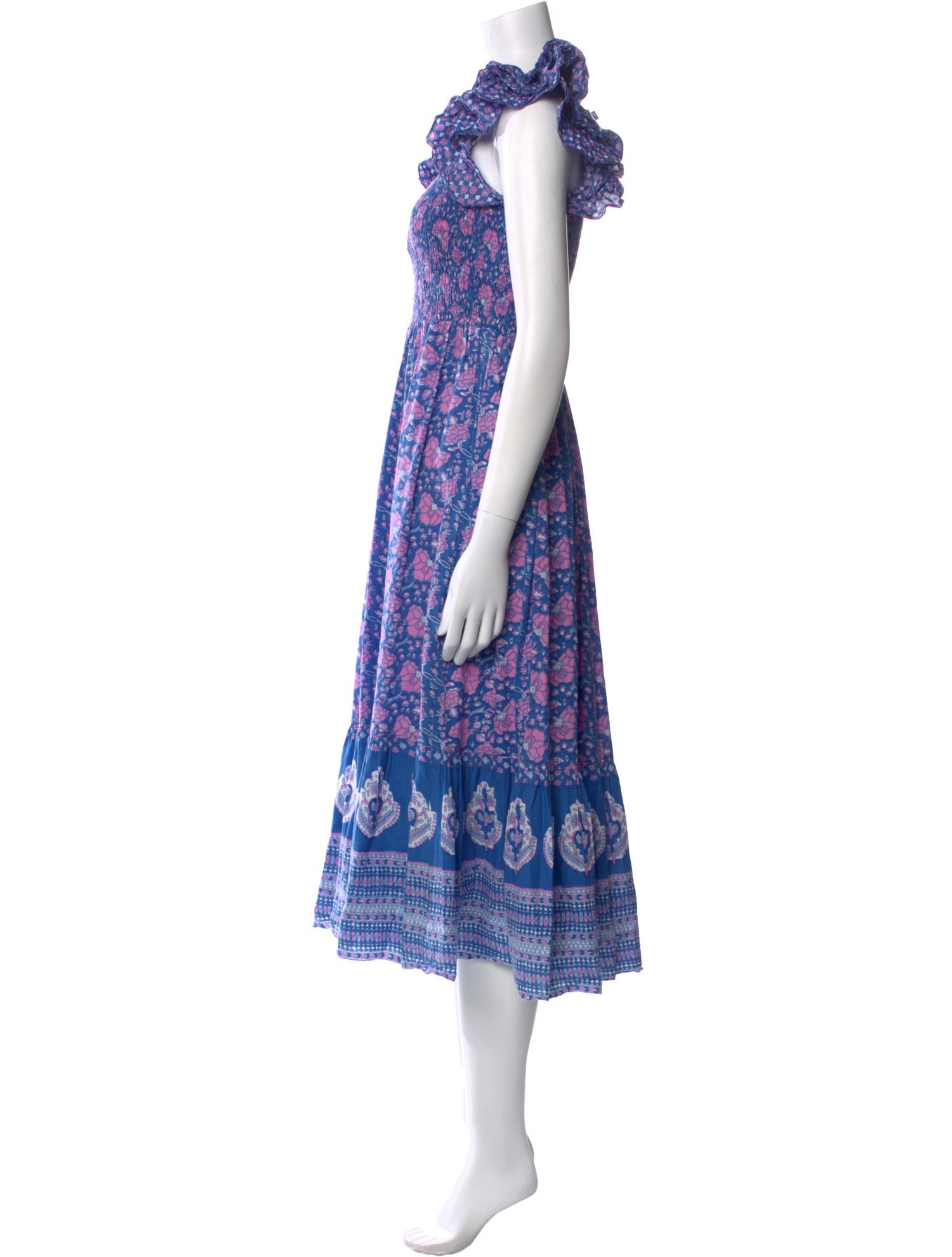 MILLE Floral Print Long Dress