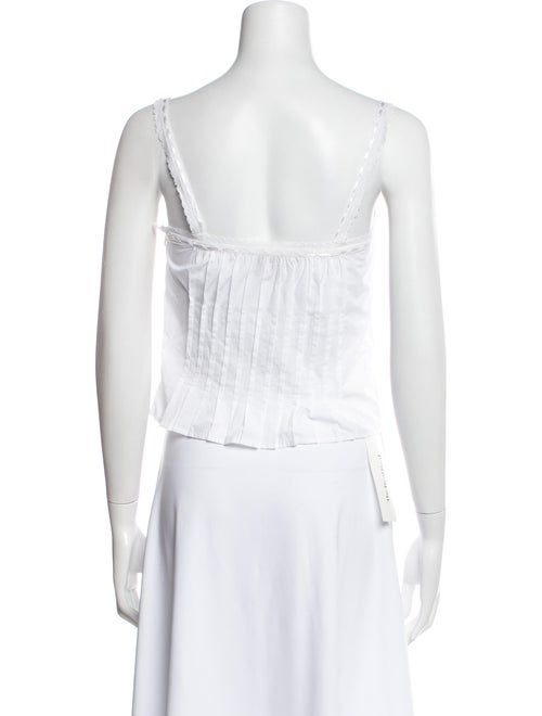 MILLE Square Neckline Sleeveless Crop Top