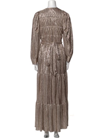 MILLE V-Neck Long Dress