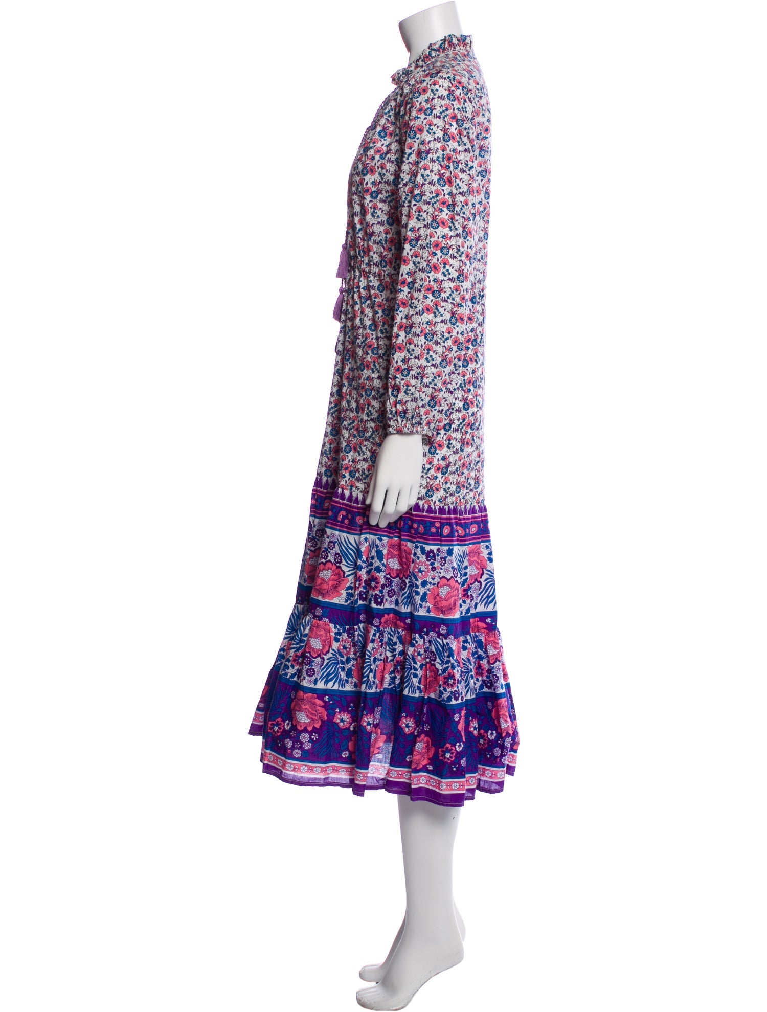 MILLE Floral Print Midi Length Dress