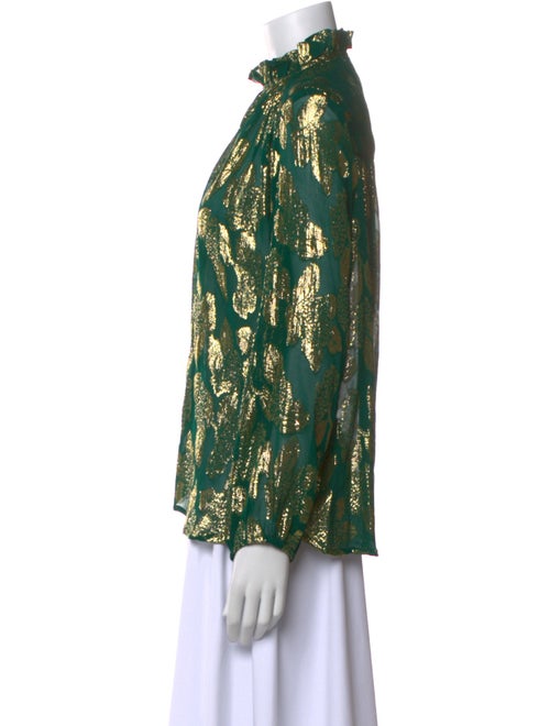 MILLE Silk Printed Blouse