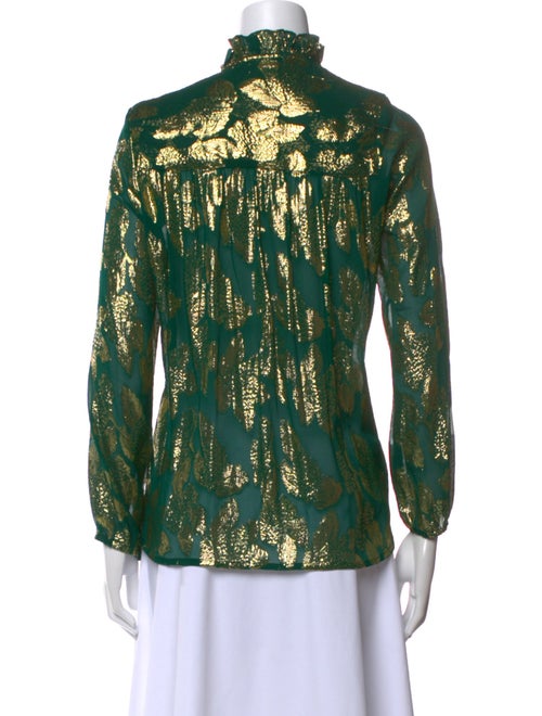 MILLE Silk Printed Blouse